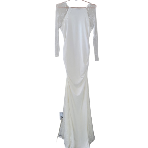 KIMI + KAI Maternity Mermaid Bridal Gown Size M - Picture 16 of 16